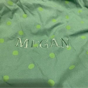 The Land of Nod ‘MEGAN’ monogrammed Beanbag cover. EUC.